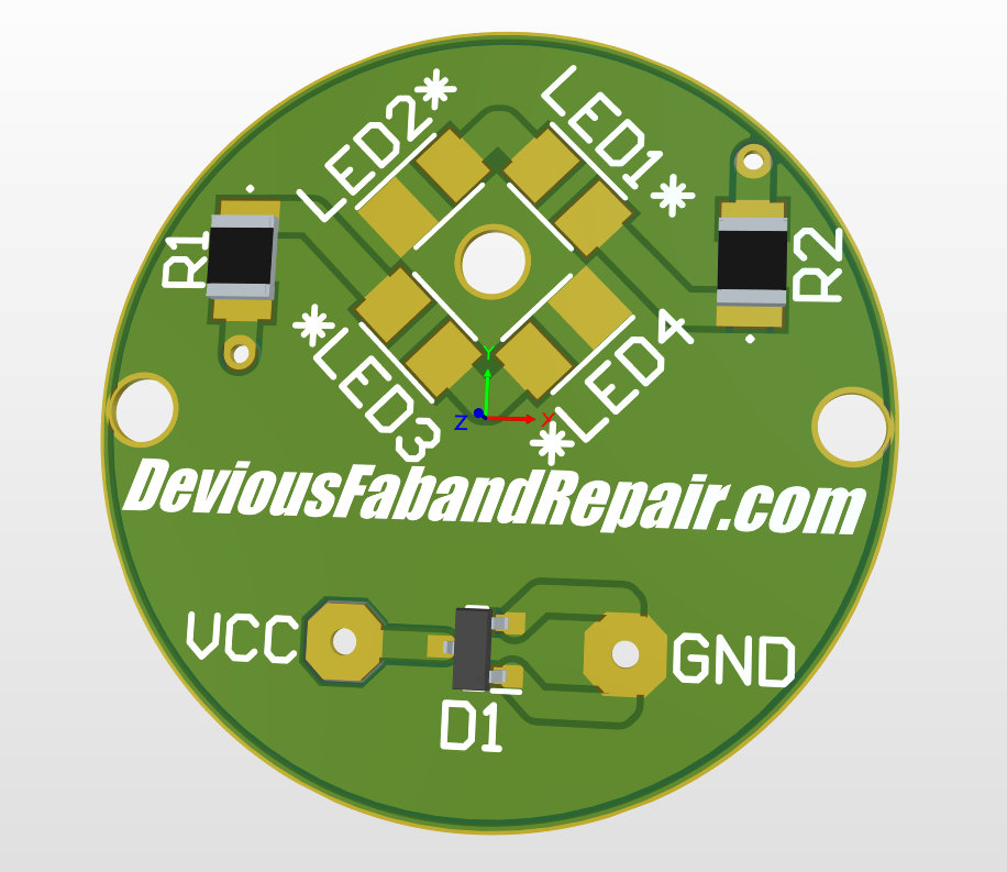 28 X27.168 Needle Glow PCBs