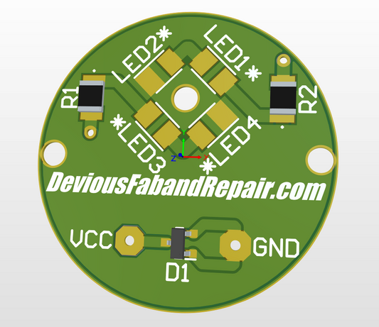 28 X27.168 Needle Glow PCBs